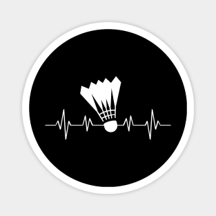 Heartbeat Badminton Magnet